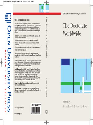 cover image of The Doctorate Worldwide